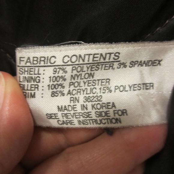 JACKET SUEDE FAUX FUR DARK BROWN MEDIUM - Picture 7 of 7